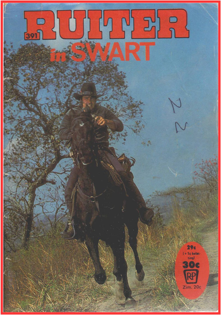 Ruiter in Swart